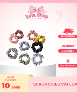 Scrunchies Vải Lụa Luna Shop